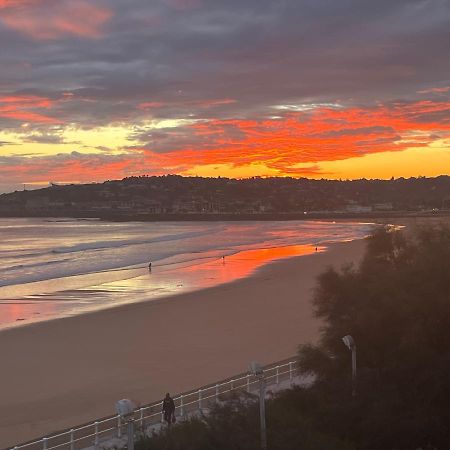Ático primera línea Playa de San Lorenzo Gijón Esterno foto